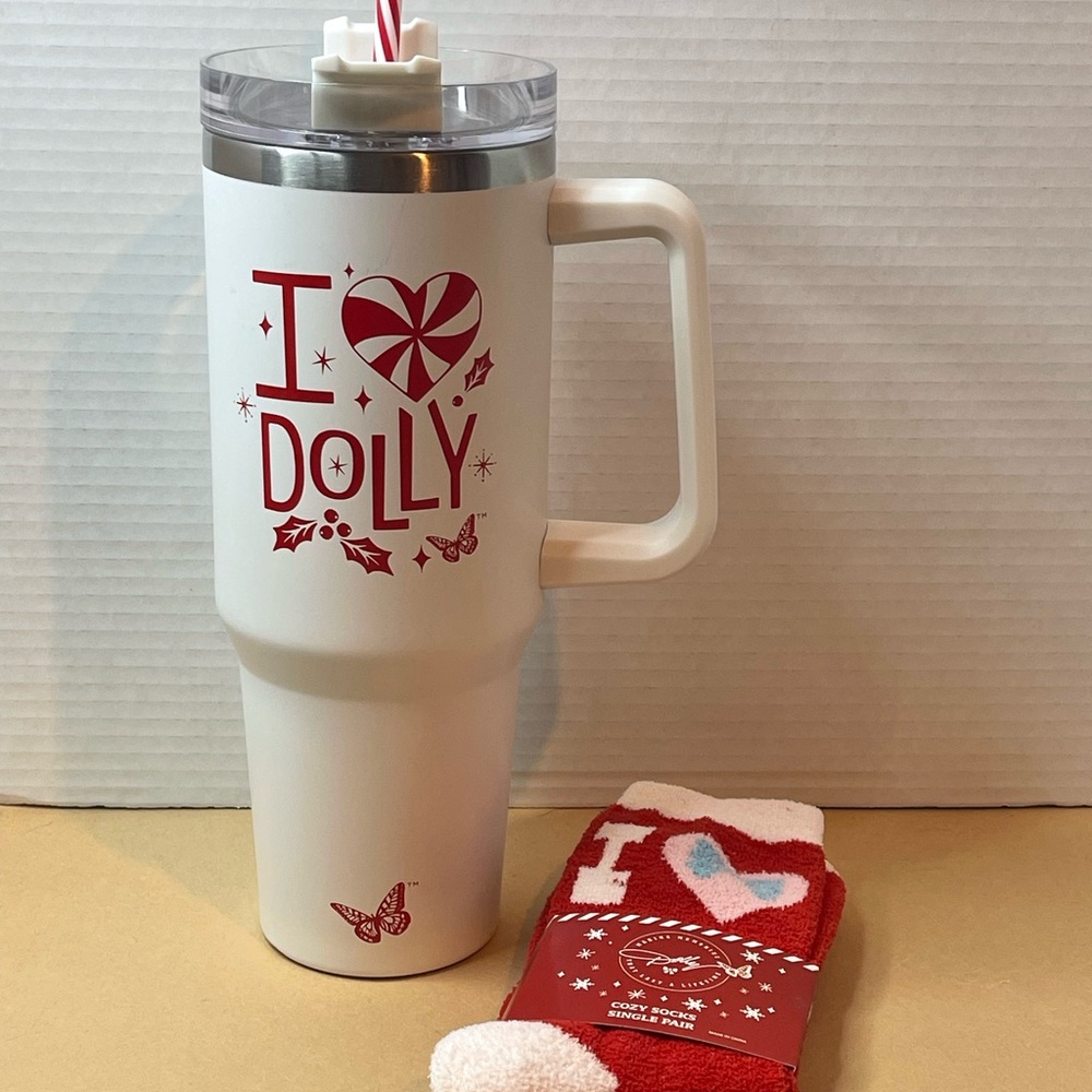 Dolly Parton Cozy Gift Set – Mug + Socks – New
